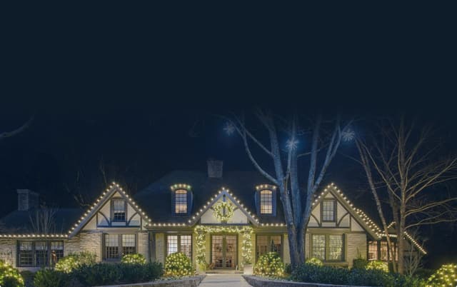 Warm white rooflines, Bakersfield